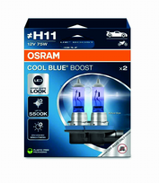 OSRAM LEMPUTĖS H11 75W 12V PGJ19-2 COOL BLUE BOOST