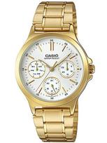 CASIO LTP-V300G-7A MOTERIŠKAS LAIKRODIS (zd566b) + DĖŽUTĖ