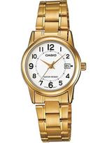 CASIO LTP-V002G-7B Moteriškas laikrodis (zd587f) + Dėžutė
