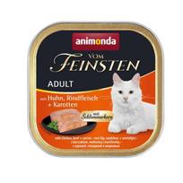 Animonda vom Feinsten konservai katėms su vištiena, jautiena ir morkomis 100 g