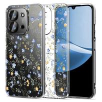 Skaidrus gėlėtas dėklas "Tech-Protect Flexair Spring Flower" telefonui Xiaomi Redmi 15C 5G / Poco C85 5G