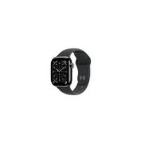APPLE WATCH SERIES 11 GPS + CELLULAR 42MM SLATE TITANIUM CASE WITH BLACK SPORT BAND M/L MF8T4W | 0195950630077 | 0195950630077