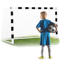 Futbolo vartai 300 x 200 x 90 cm NS-465 juodai balti