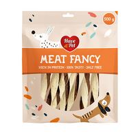 HAP Meat Fancy antienos ir menkės skanėstai šunims, 500 g
