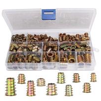 Dvigubo sriegio medinė įvorė M8x20mm - 10 vnt, - Baldų įdėklas - Varžtas - Veržlė