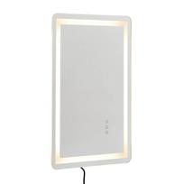 LED vonios veidrodis su trimis spalvomis ir antirūko funkcija 50 x 70 cm