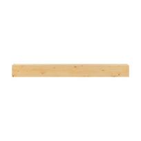 Židinio mantijos medinė lentyna 152 cm natūrali