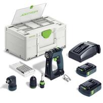 Akumuliatorinis gręžtuvas-suktuvas FESTOOL CXS 18 C 3,0-Set 576884