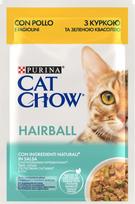 Purina Nestle CAT CHOW Hairball Control Chicken Green Beans in Sauce 85g