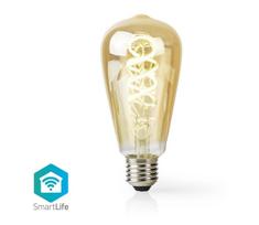 Nedis WIFILRT10ST64- LED dimeriuojama lemputė ST64 E27/4,9W/230V Wi-Fi 1800-6500K
