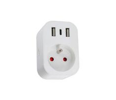Immax NEO 07799L - Išmanioji maitinimo juosta 16A/230V + 2xUSB+1xUSB C Tuya