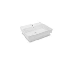 Bathco 0062 - Įleidžiamas praustuvas FUNCHAL 55x45 cm porcelanas/baltas
