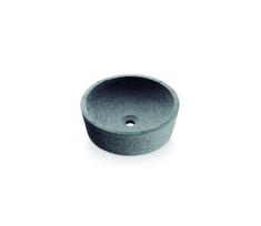 Bathco 00308 - Ant stalviršio montuojamas praustuvas DUAL, skersmuo 40,5 cm, akmuo/pilka