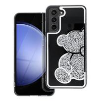 Viedtālruņa aizmugurējais vāciņš Samsung Galaxy A56 5G Teddy bear Black