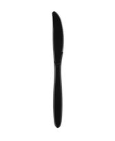 Vienkartiniai peiliai SUPERIOR, PS, juodi, 17 cm, 50 vnt.