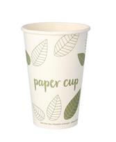 Vienkartiniai puodeliai, be plastiko, popierius, 300 ml, D 8 cm, 50 vnt