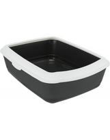 TRIXIE Classic kraiko dėžė su rėmu tamsiai pilka ir balta 37x15x47 cm