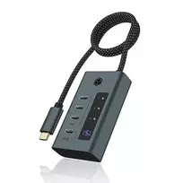 „ICY BOX IB-HUB1454-C31 USB-C HUB 4-Port 4xUSB-C Display“