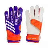 Vartininko pirštinės treniruočių  adidas Predator violetinės-oranžinės IX3870 - Dydis 10