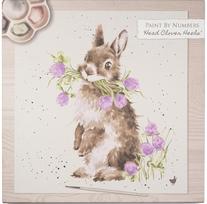 Tapyba pagal numerius WRENDALE Head Clover Heels (Rabbit) 40X40 CM.