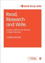 Read, Research and Write: Academic Skills for ESL Students in Higher Education Academic Skills for ESL Students in Higher Education