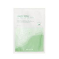 Giliai valanti lakštinė veido kaukė Mizon Pore Fresh Deep Cleansing Bubble Mask, 1 vnt.