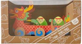 Wooden Dragon Boat Pull Along Toy