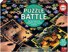 Dėlionė-stalo žaidimas EDUCA Battle Natura, 12 x 42 det.