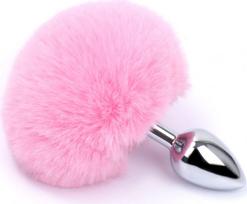 Analinis kaištis Kiotos Unisex Bunny Tail, rožinis