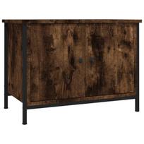 vidaXL TV spintelė su durelėmis, dūminio ąžuolo, 60x35x45cm, mediena