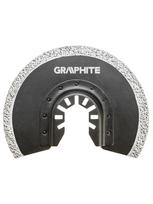 Pusapvalis deimantinis diskas keramikai GRAPHITE (85 mm)