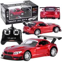 Sportinis automobilis BMW Z4 su nuotolinio valdymo pultu, raudonas