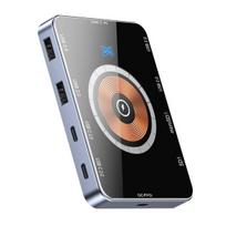 Multimedijos grotuvas 10-in-1 Type-C dokas į USB3.0 hub, Thunderbolt 4, nešiojamam