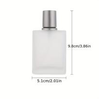 30 ml užsukamas smėliuotas stiklinis kvepalų buteliukas, skysto purškimo buteliukas, tuščias buteliukas, 50 ml dozatoriaus buteliukas, tuščias makiažo smulkaus purškimo buteliukas