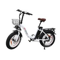 Elektrinis dviratis sulankstomas Drvetion 20  750W variklis City Ebike 48V 20AH Maksimalus nuvažiuojamas atstumas 110 km Apkrova 150 kg CT20 15AH Max Range 90Km balta