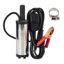 Automobilio elektrinis nuolatinės srovės degalų papildymo siurblys, kuro perdavimas 12V/24V, skirtas siurbti dyzelino alyvą, panardinamas 12 l/min mini aliuminio lydinio korpusas