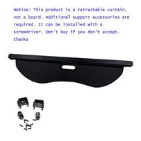 Automobilio bagažinės krovinių apsauginis dangtelis Ford Focus 2013-2022 m. hečbekui, ištraukiama bagažo užuolaidėlė, reikia varžtų tvirtinimui