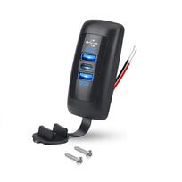 KEBIDUMEI 1/2pcs Car Charger 12V/24V Fast Charging Socket QC3.0+PD USB Outlet Waterproof Power Supply Adapter Car Accessories spalvoti rituliai