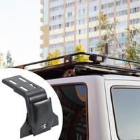 Reguliuojamo aukščio stogo bagažinės tvirtinimo laikikliai ir latakų adapteriai, aukščiausios kokybės praktiškas plienas Height 12 to 16cm