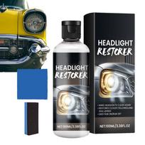 Priekinių žibintų atnaujinimo ir apsaugos skystis Automobilių detalių priežiūros remonto skystis priekiniam žibintui 100 ml Automobilio priekinio žibinto stiklo įbrėžimas Automobilio aksesuaras CHINA