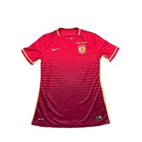 Nike 2016 Guangzhou Evergrande Home Player Version Color Block V-Neck Short Sleeve Football Shirt Unisex Tops 806644-611 XL