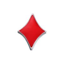 Playing Cards Enamel Pins Custom Poker King Queen Spade Heart Club Brooches Lapel Badges Punk Jewelry Gift for Kids Friends