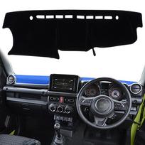 Veltinio audinio kilimėlis, skirtas Suzuki Jimny 2019-2022 kairėje/dešinėje pusėje vairuojant prietaisų skydelio kilimėlį