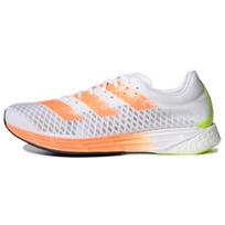 adidas Adizero Pro Balti Rėkiančiai Oranžiniai Vyriški Sportbačiai Debesies Baltumo Saulėtai Geltoni FY0098 42⅔