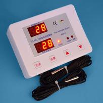 Belon 682 dvikanalis temperatūros aliarmų valdiklis inkubatoriams ir vištidėms 2.5m waterproof probe