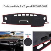 Neslystantis prietaisų skydelio kilimėlis Prietaisų skydelio uždangalas Tinka Toyota RAV4 2013-2018 Dešiniojo vairo ir Kairiojo vairo