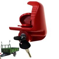 Priekabos kablys Užraktas reguliuojamas kablys RV kablys Priekabos priedai Apsaugos nuo vagystės užraktas Valtims, automobiliams, RV raudona