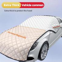 Universali automobilio apsauga nuo krušos pusės dangčio, stora automobilio sniego danga, ypač didelė, apsauganti nuo krušos lauko vandeniui atspari skėčio apsauga nuo saulės
