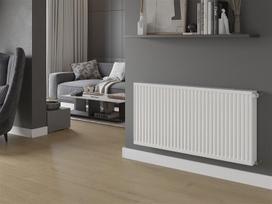Radiatorius Mexen C22, 300 x 1500 mm, 1400 W, šoninio pajungimo, baltas