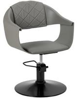 Kosmeda M kirpyklos kėdė juodas stovas Maynor 40-50cm, pilka